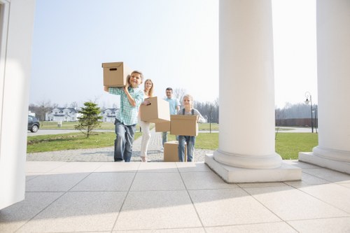 Packing and handling furniture for a local home move