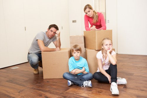 Careful packing and protection for fragile items during a London move